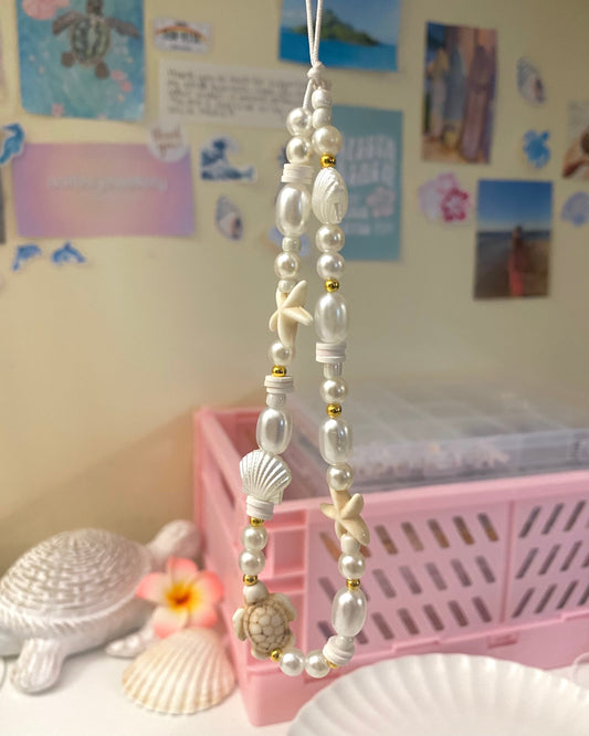 Sandy Beach Phone Charm