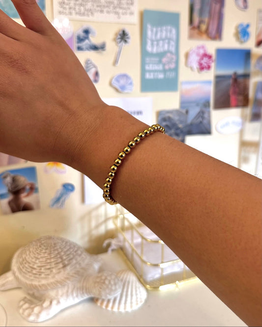 Waterproof Gold 5mm Bracelet